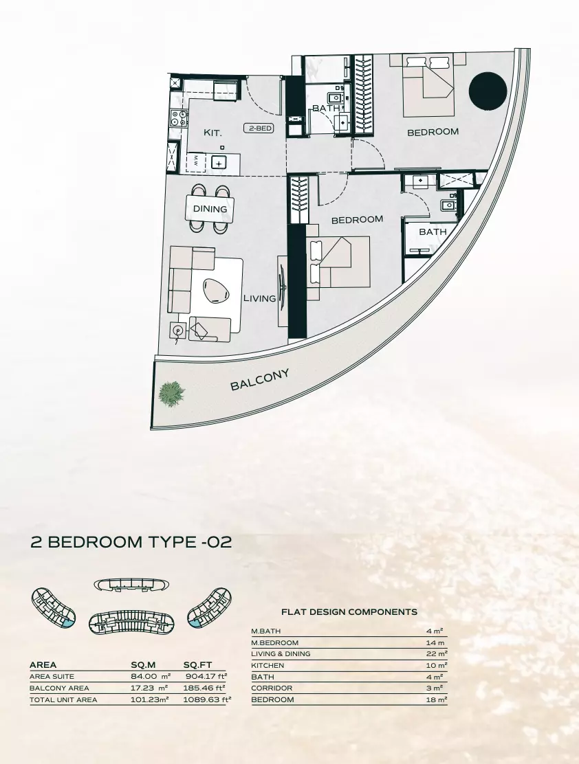 Unit floor plan image