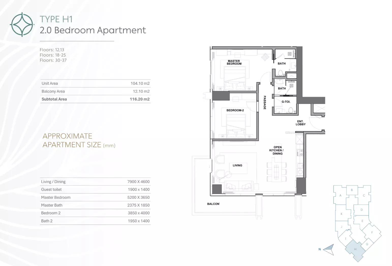 Unit floor plan image