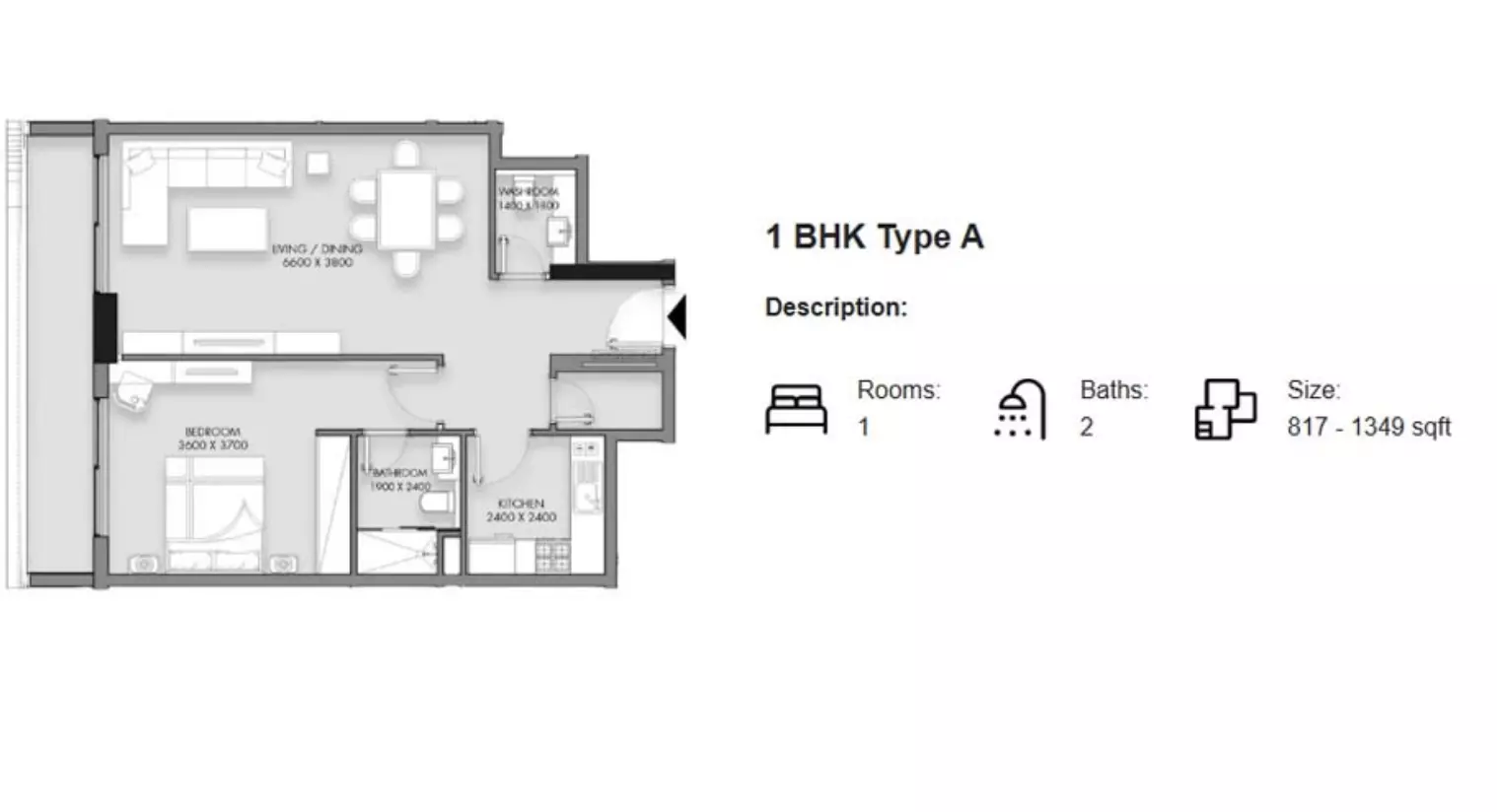 Unit floor plan image