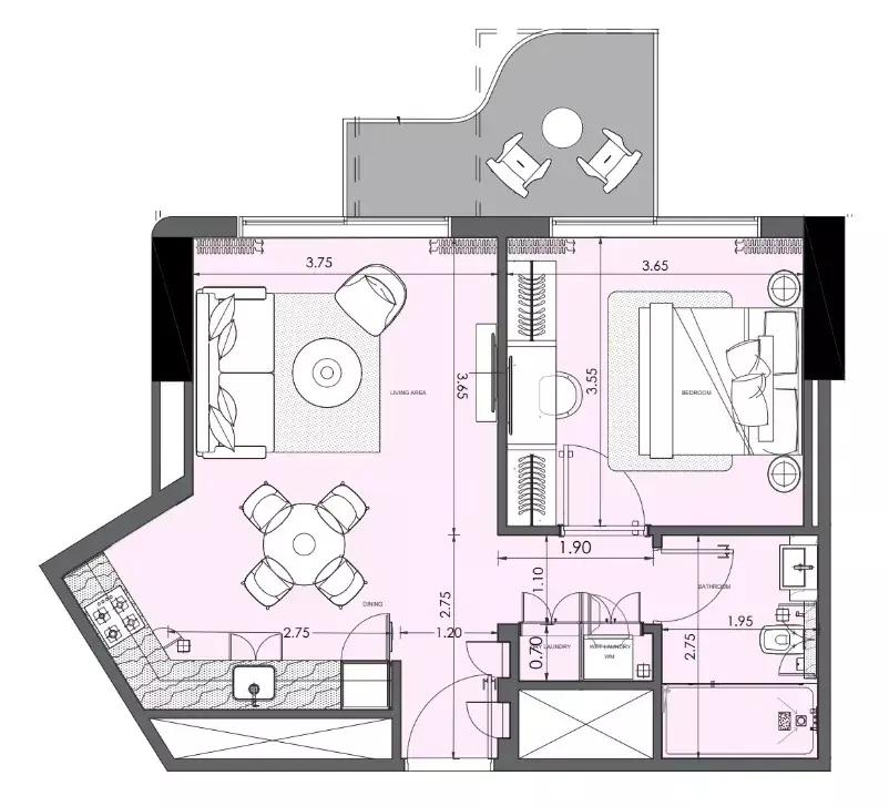 Unit floor plan image