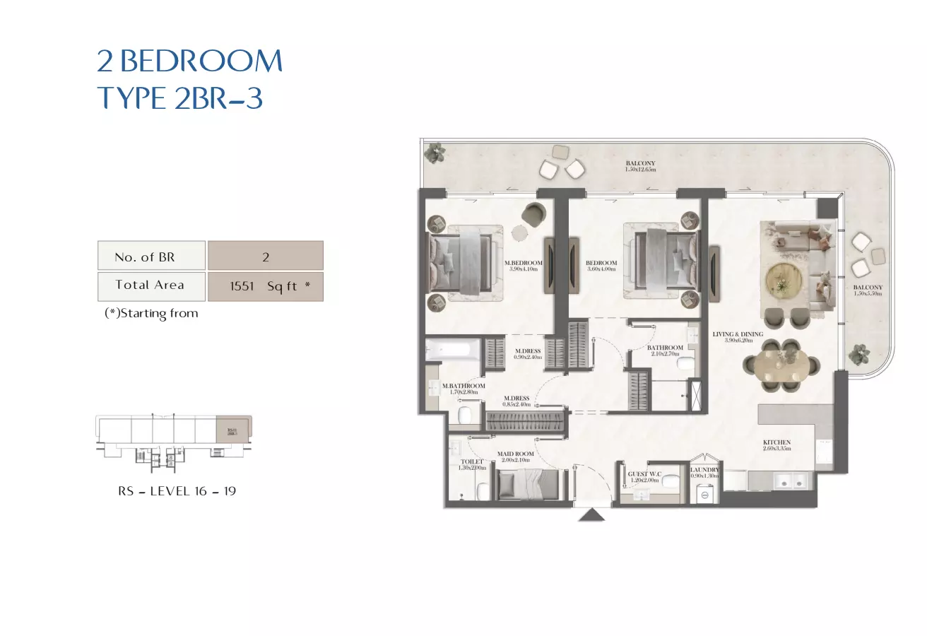 Unit floor plan image