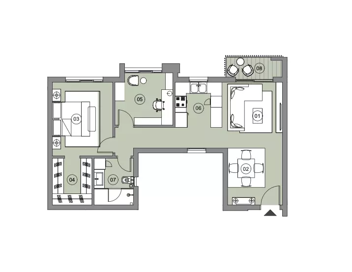 Unit floor plan image