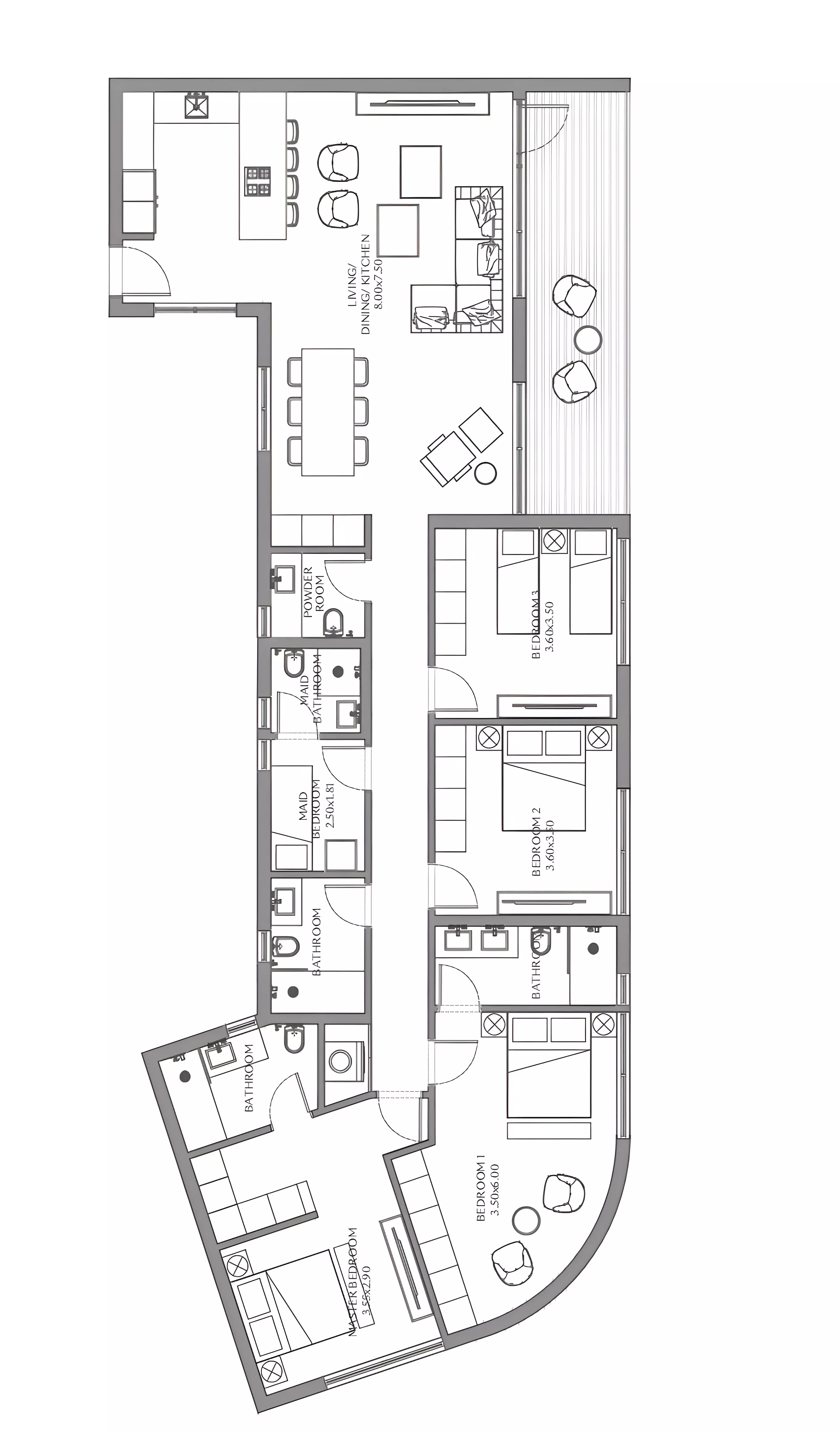Unit floor plan image