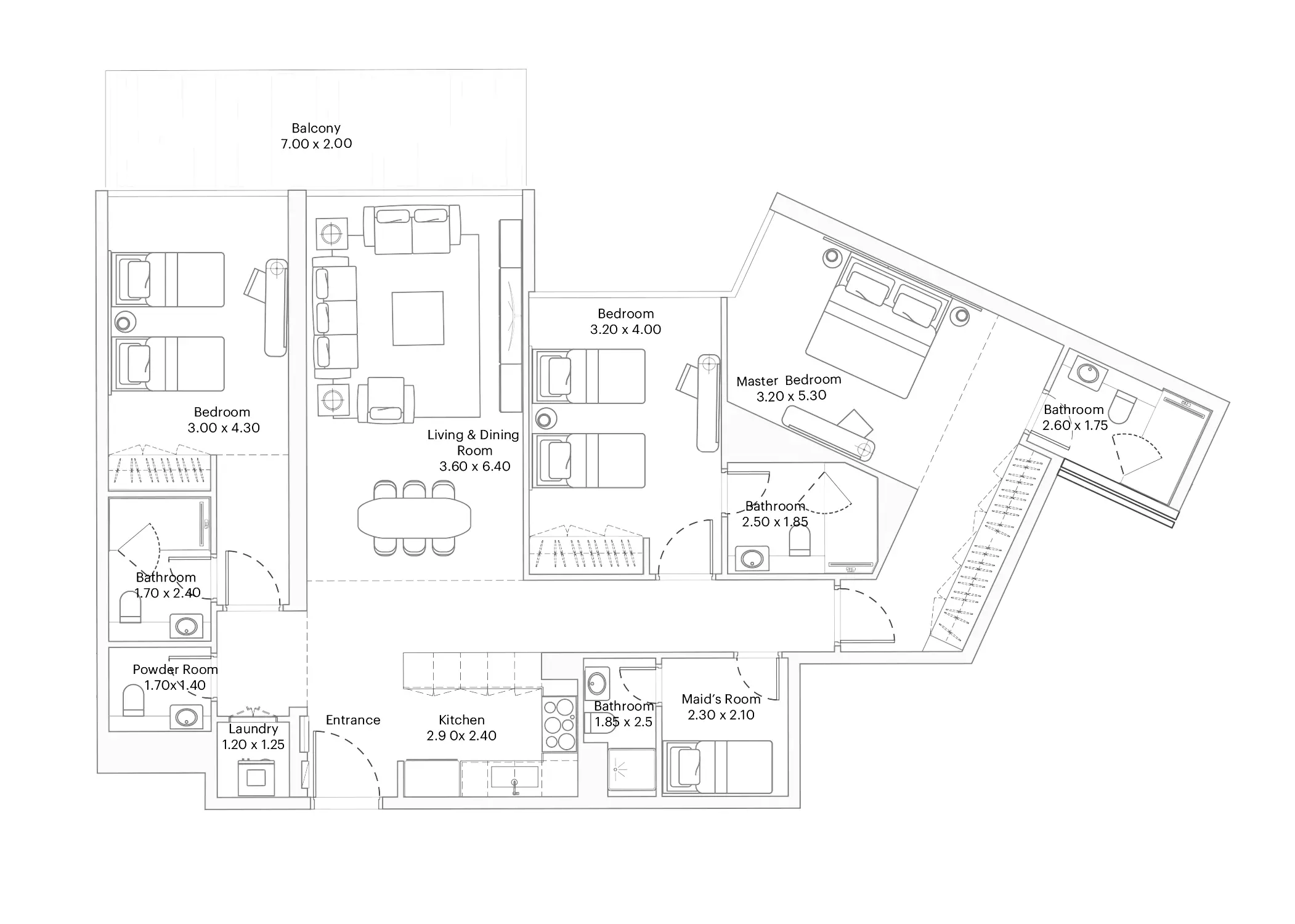 Unit floor plan image