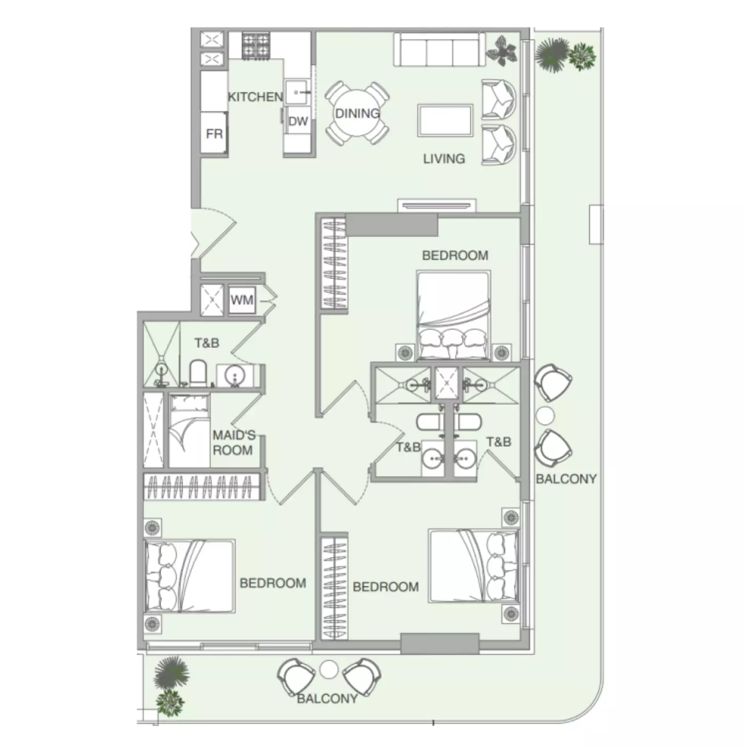 Unit floor plan image