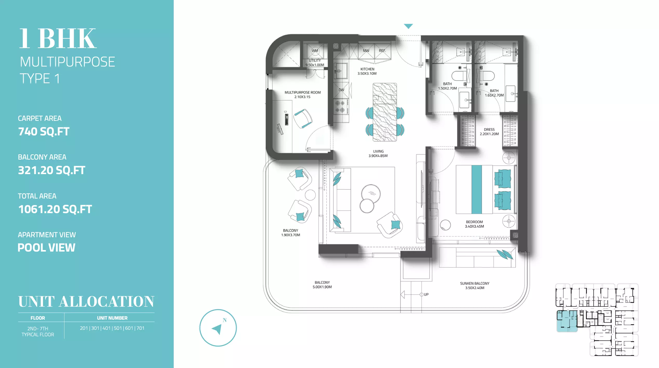 Unit floor plan image