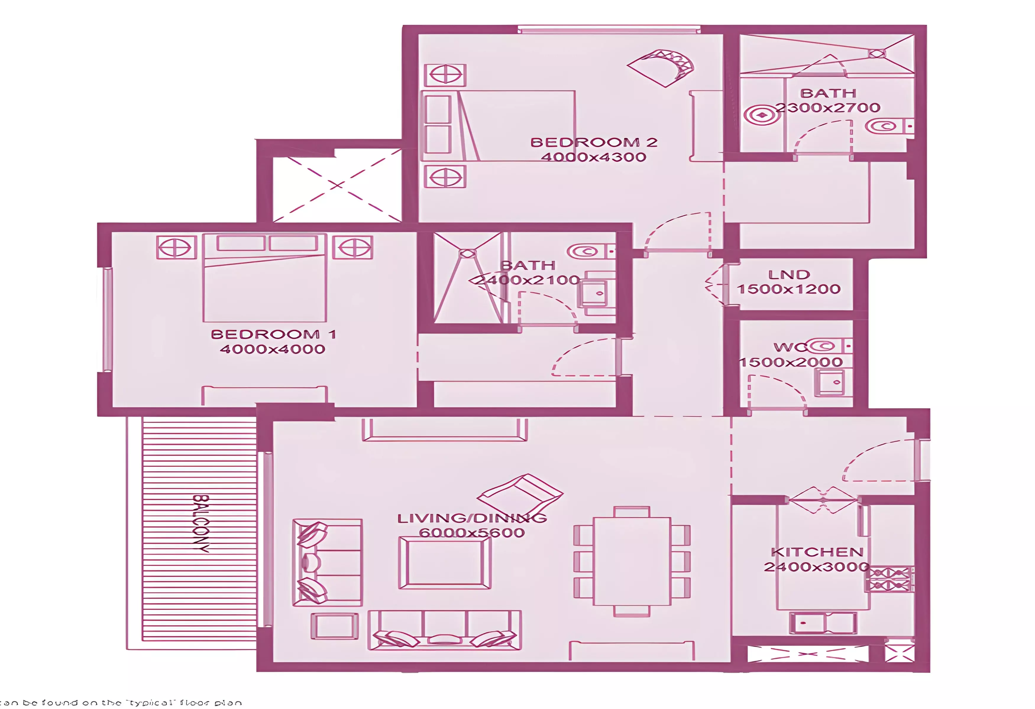 Unit floor plan image