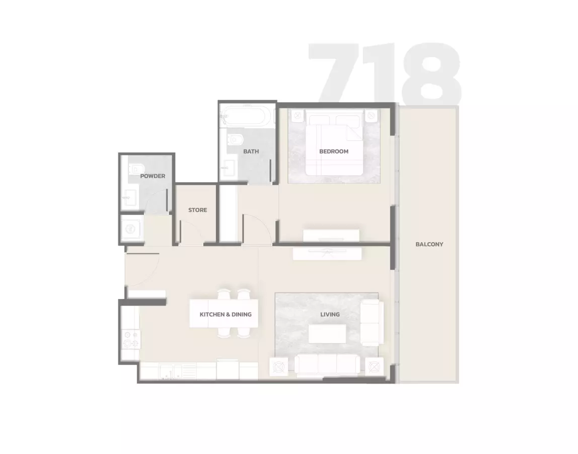 Unit floor plan image