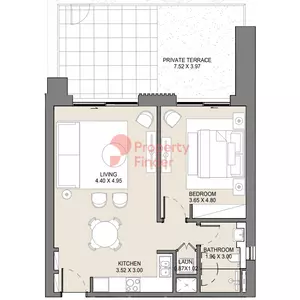 Jomana B7-Type B Level ground, 1 bed