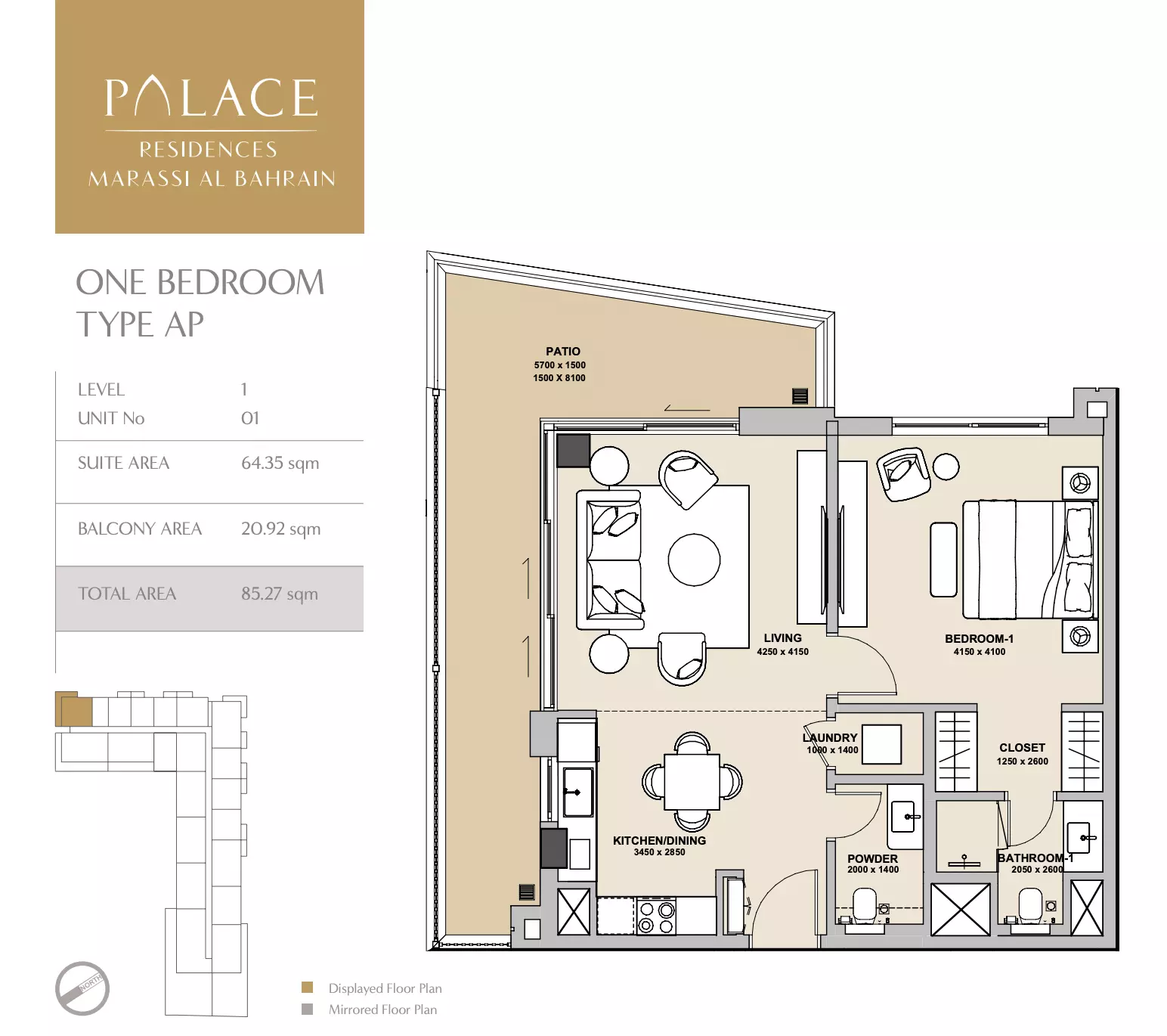 Unit floor plan image
