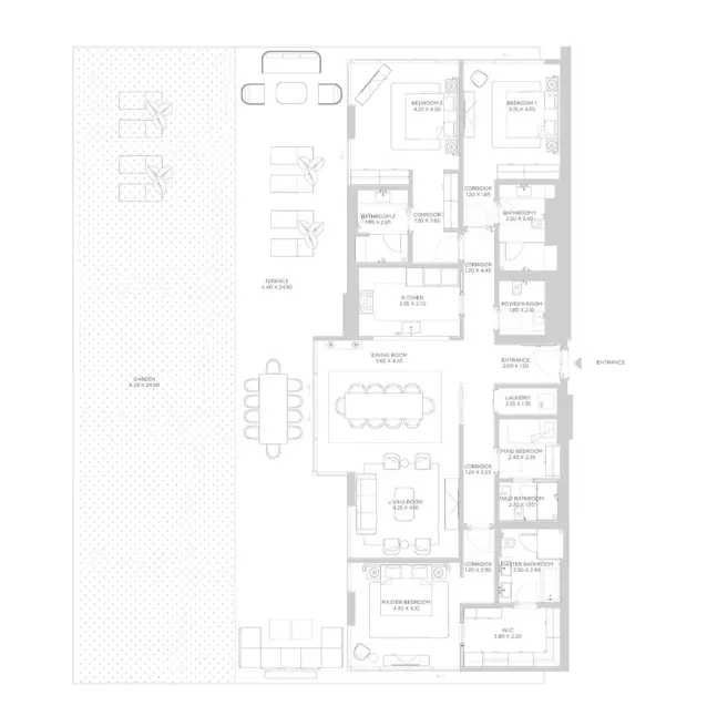 Rixos Phase 2 By Nakheel B3-Type B, 3 beds