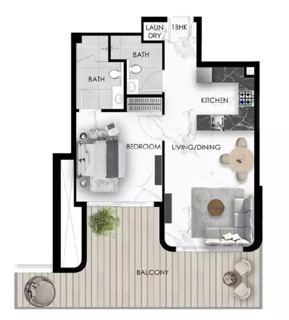 صورة مخطط ارضية الوحدة