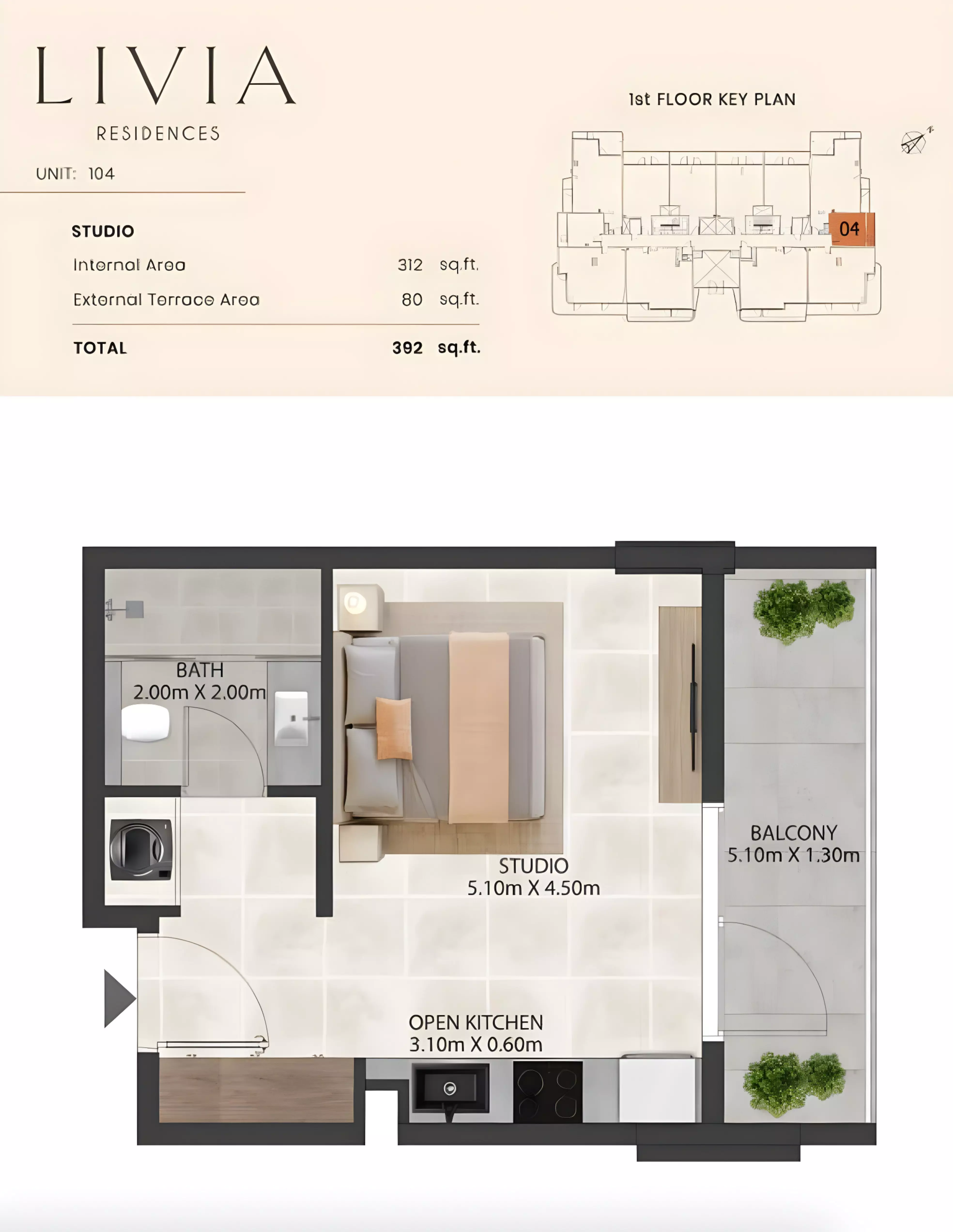 Unit floor plan image