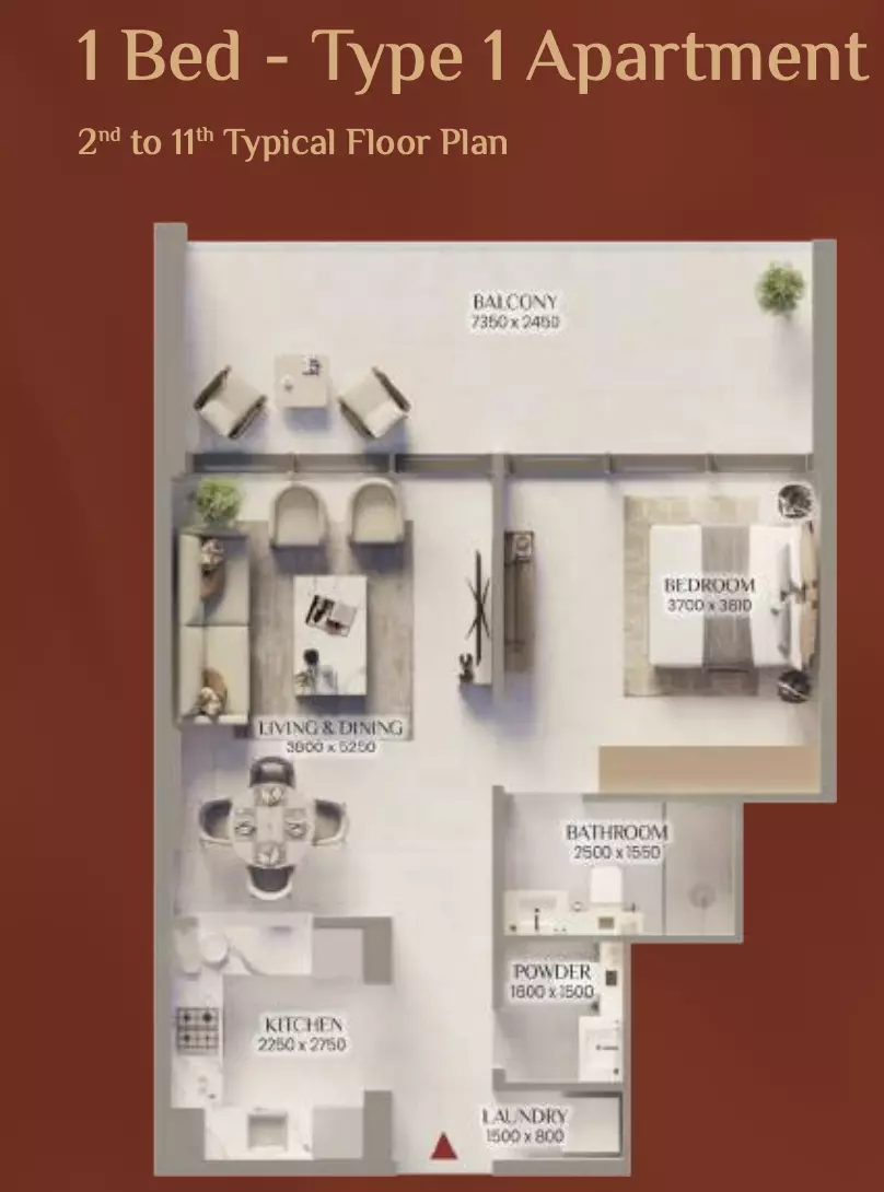 Unit floor plan image