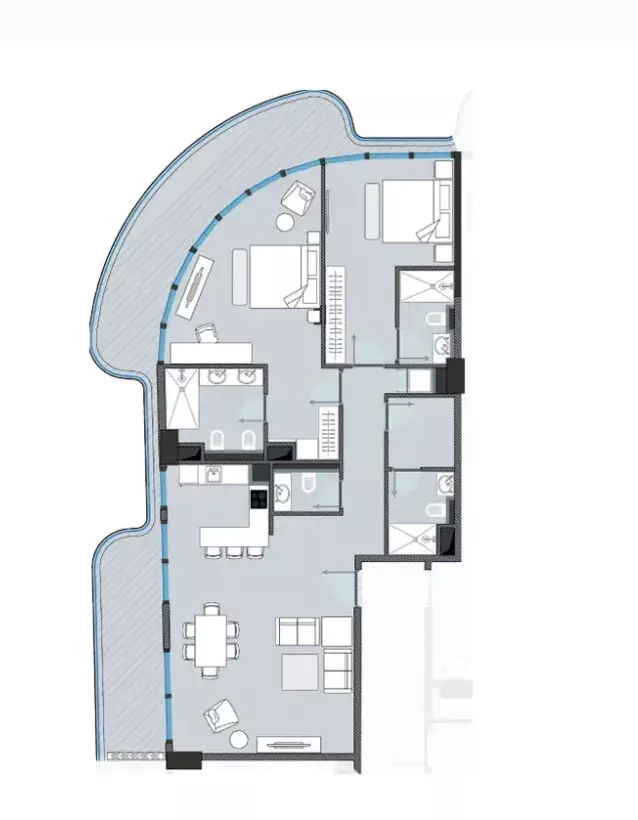 صورة مخطط ارضية الوحدة