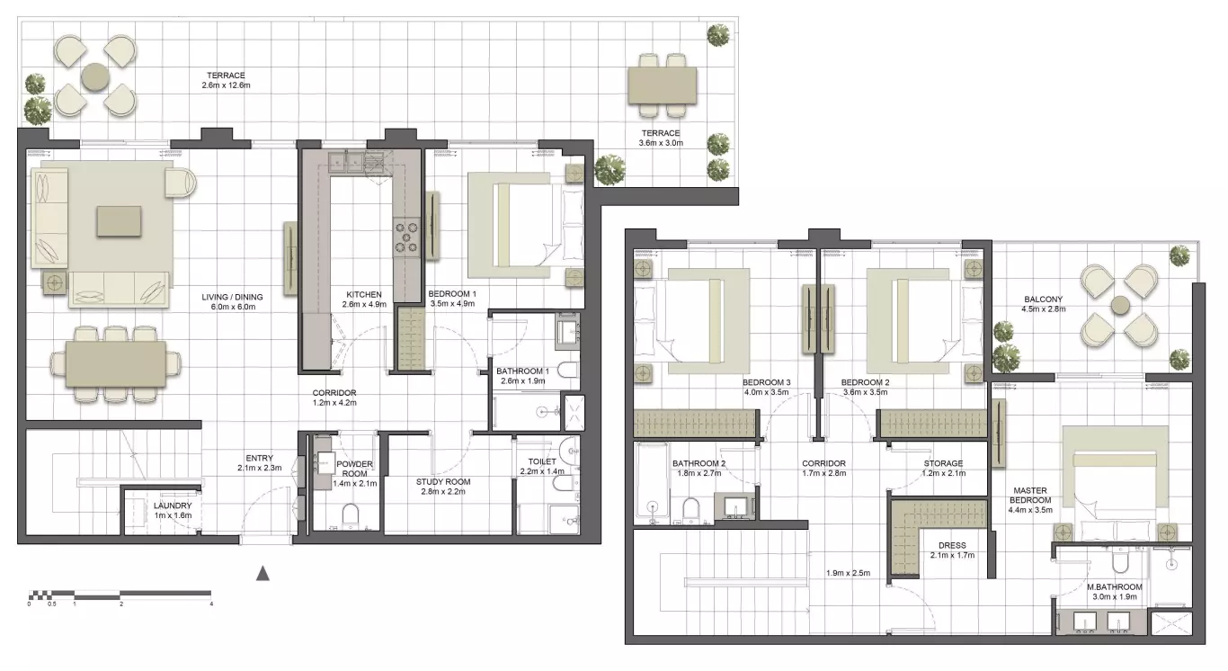 Crystal Residences Townhouse - Type 4TH-3, 4 beds