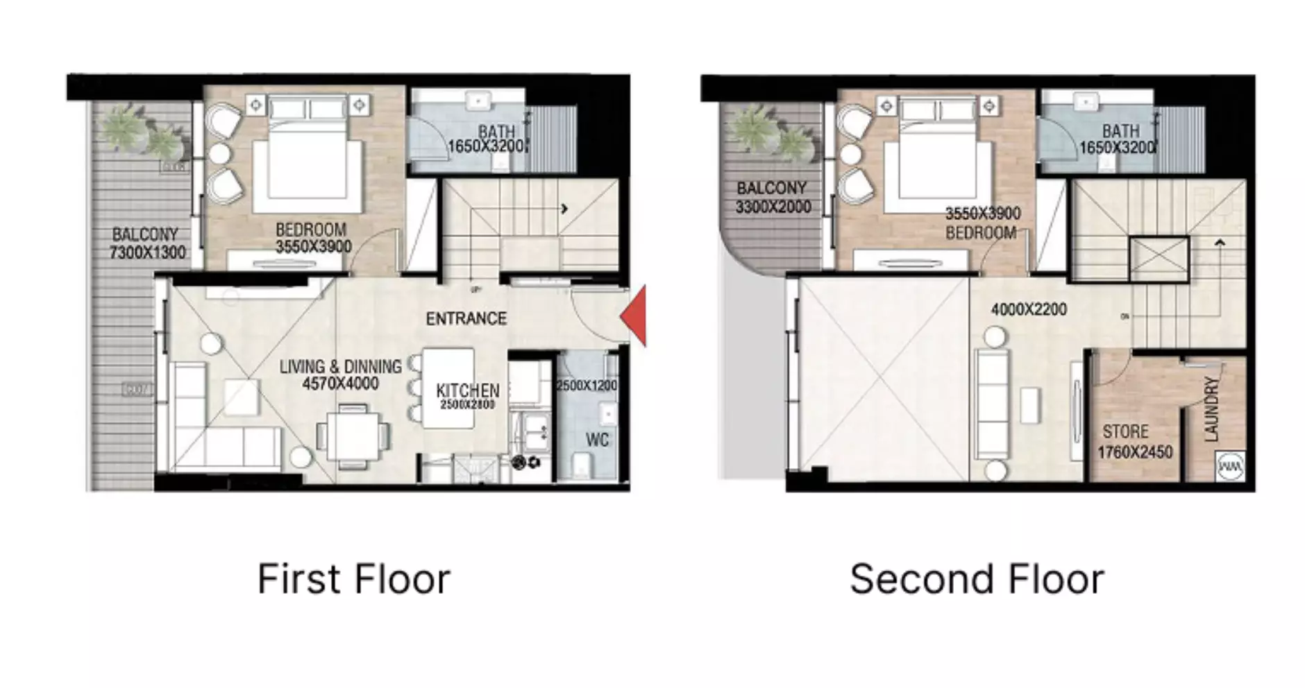 Unit floor plan image