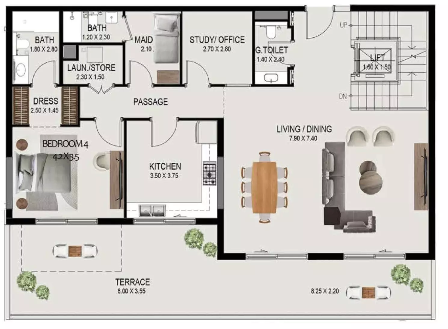 Unit floor plan image