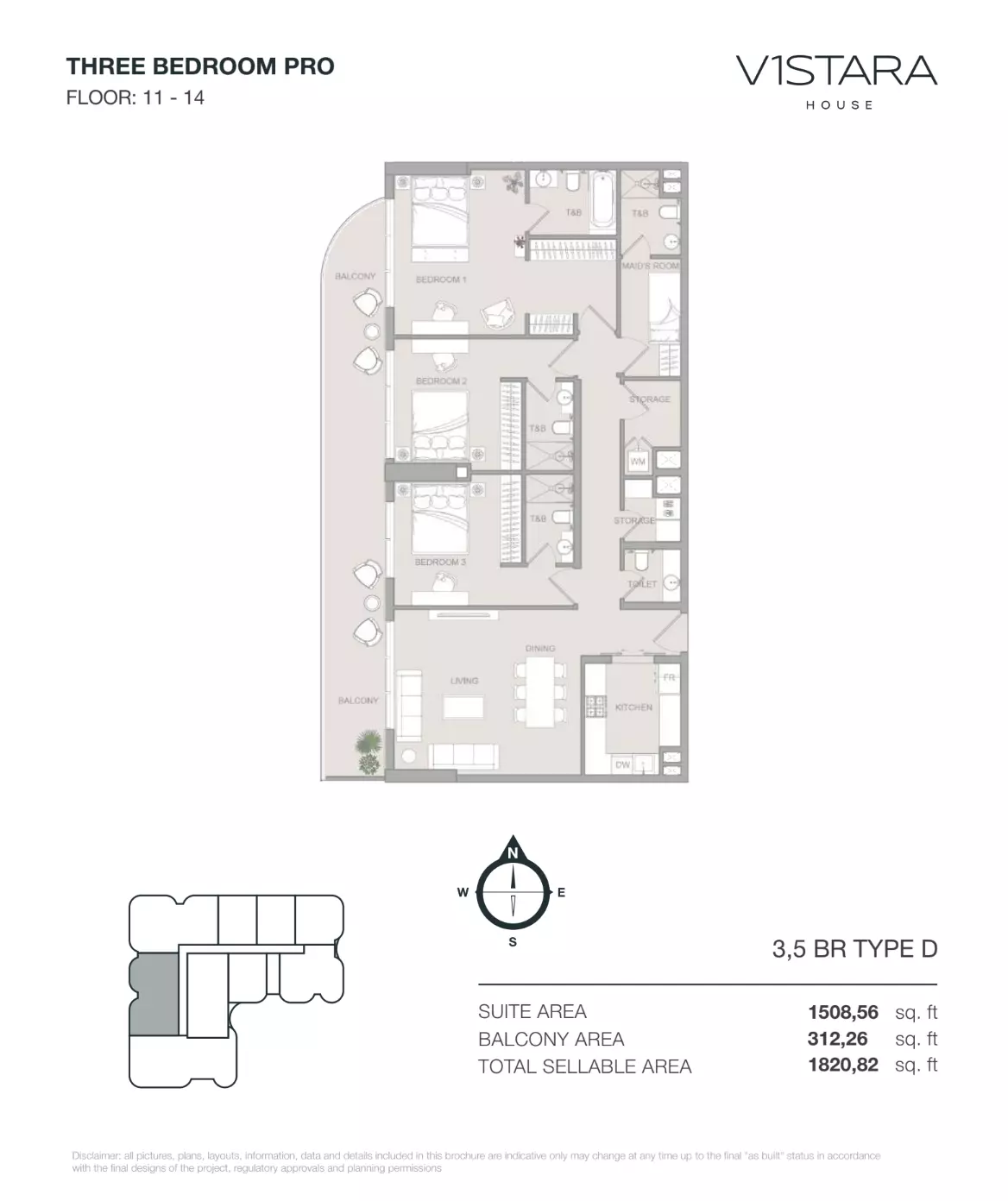 Unit floor plan image
