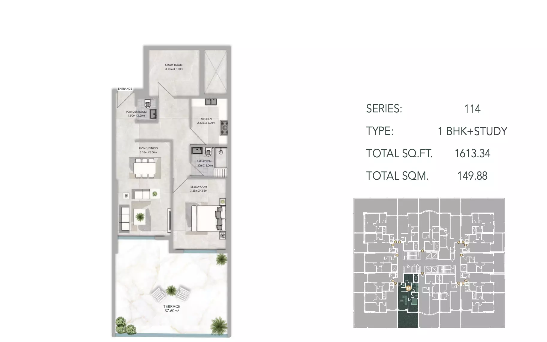 Unit floor plan image