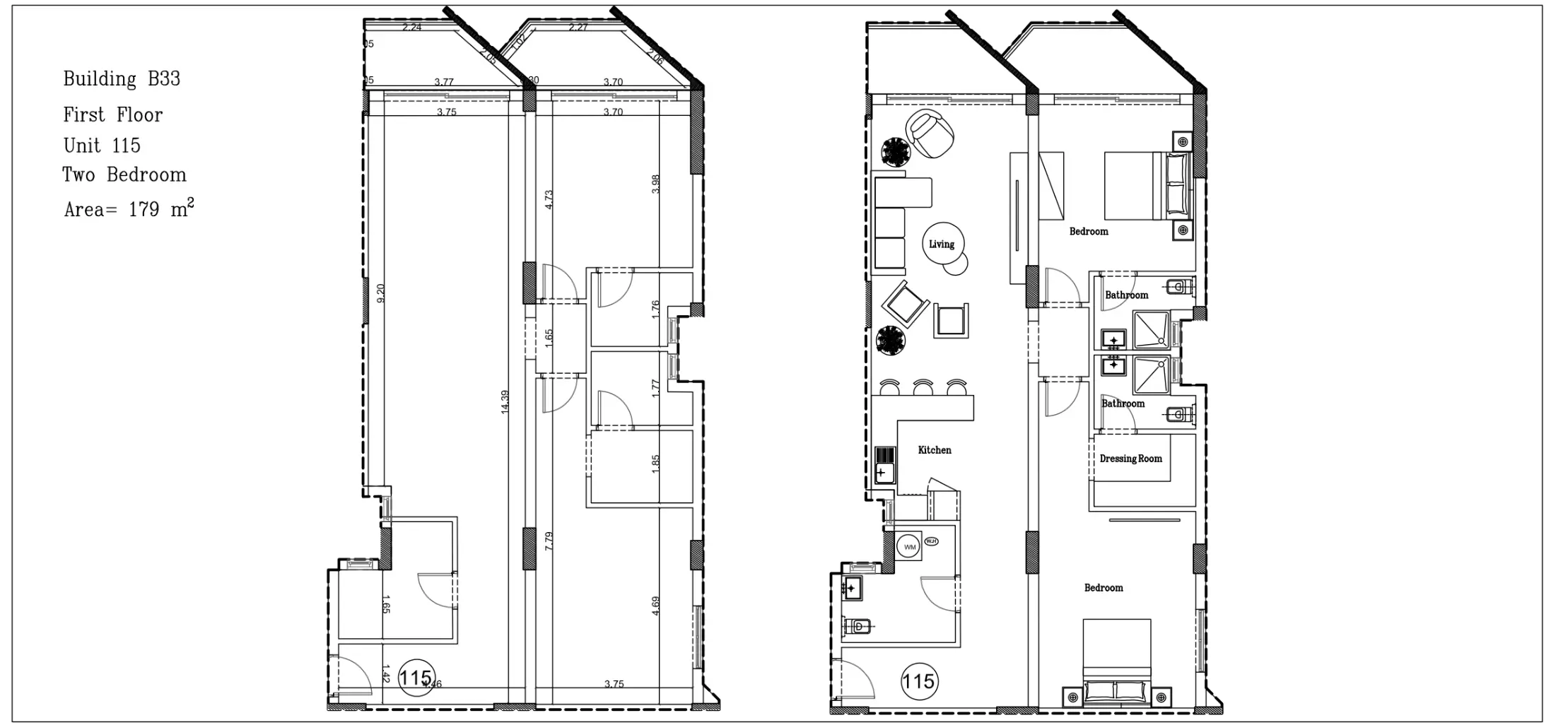 صورة مخطط ارضية الوحدة