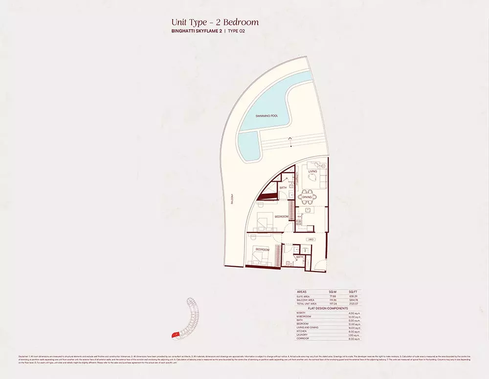 Unit floor plan image