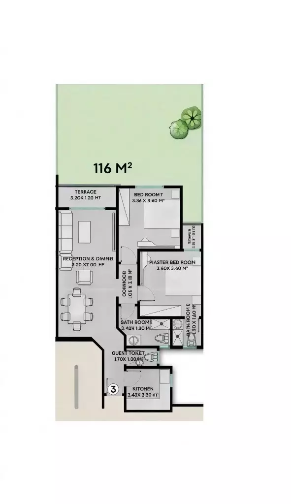 Unit floor plan image