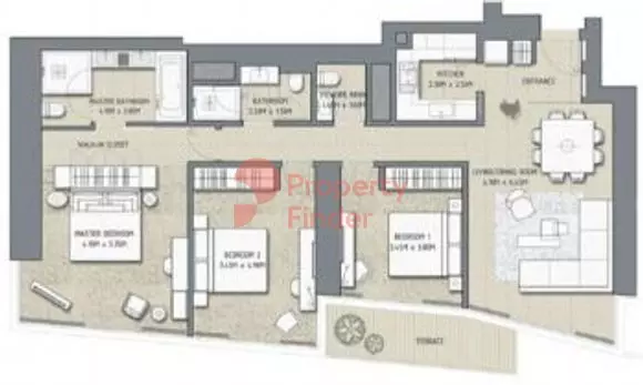The Address Residences Dubai Opera T2-Unit 02, 3 beds
