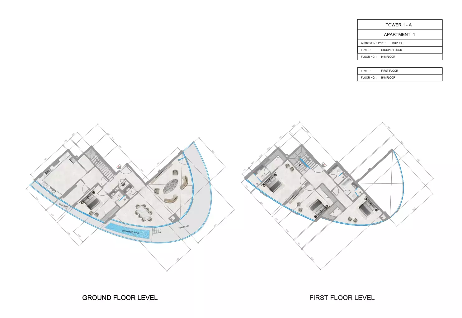 صورة مخطط ارضية الوحدة