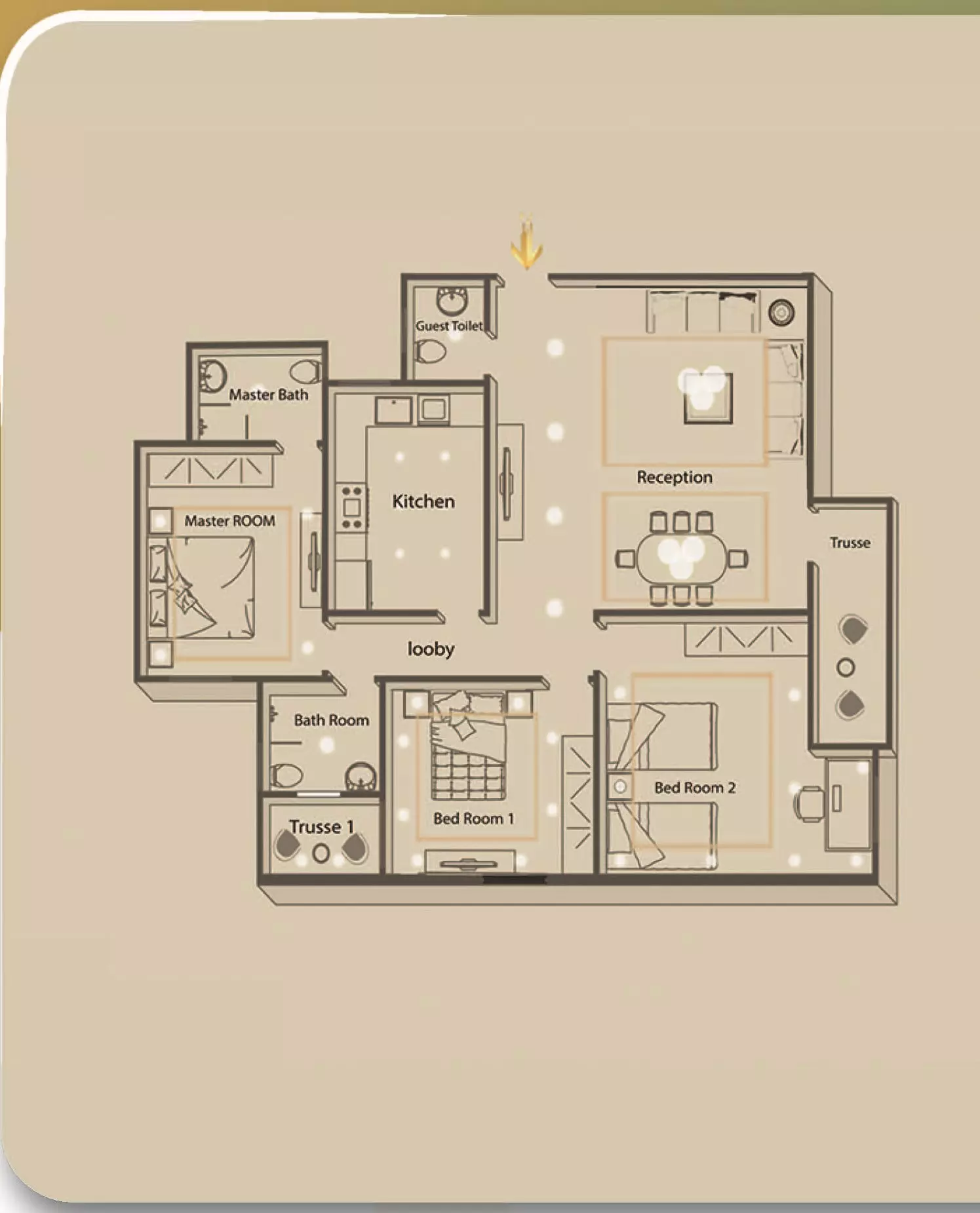 Unit floor plan image