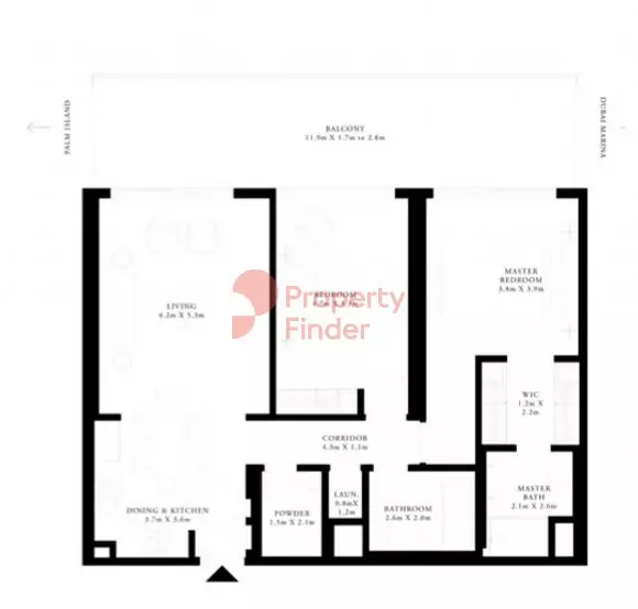 Grand Bleu Tower Unit 06 - Level 17, 2 beds