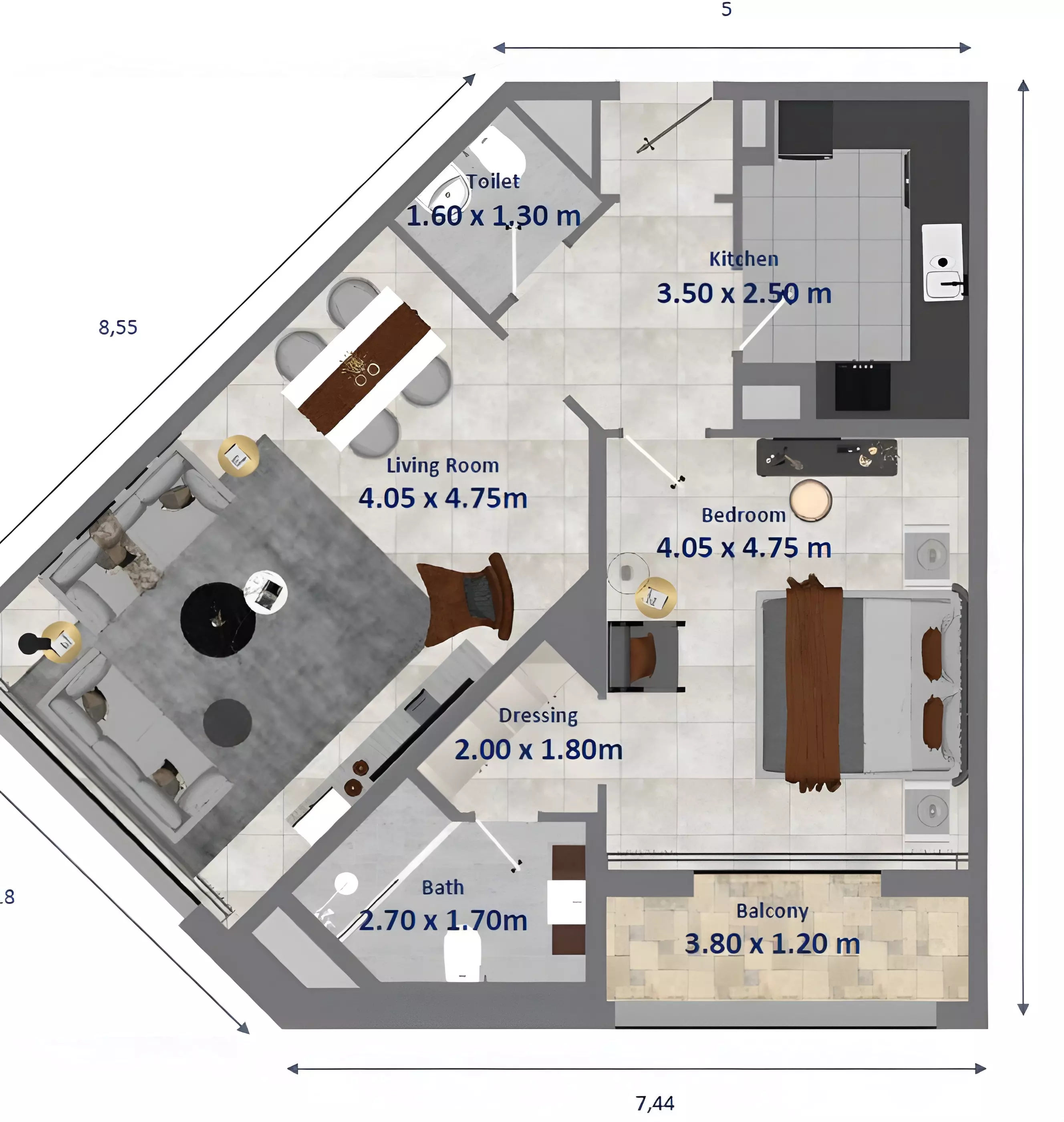 Unit floor plan image