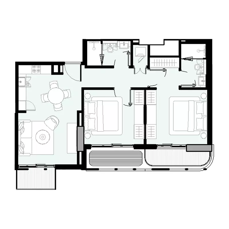 Unit floor plan image