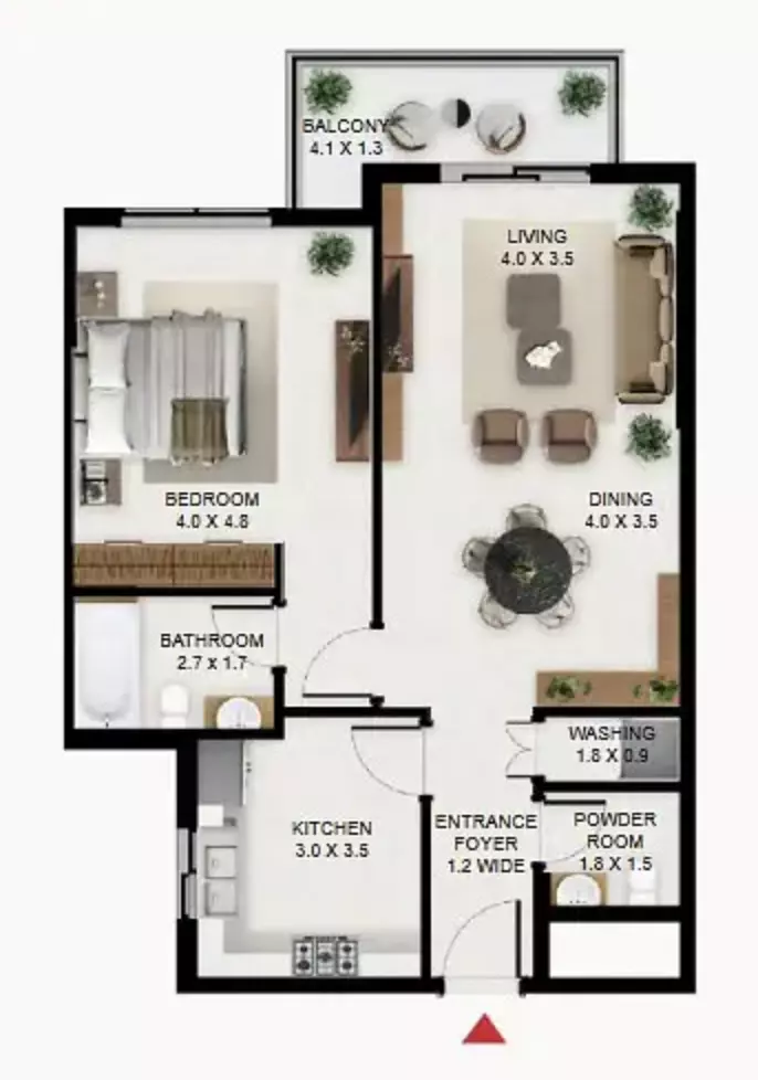 Unit floor plan image