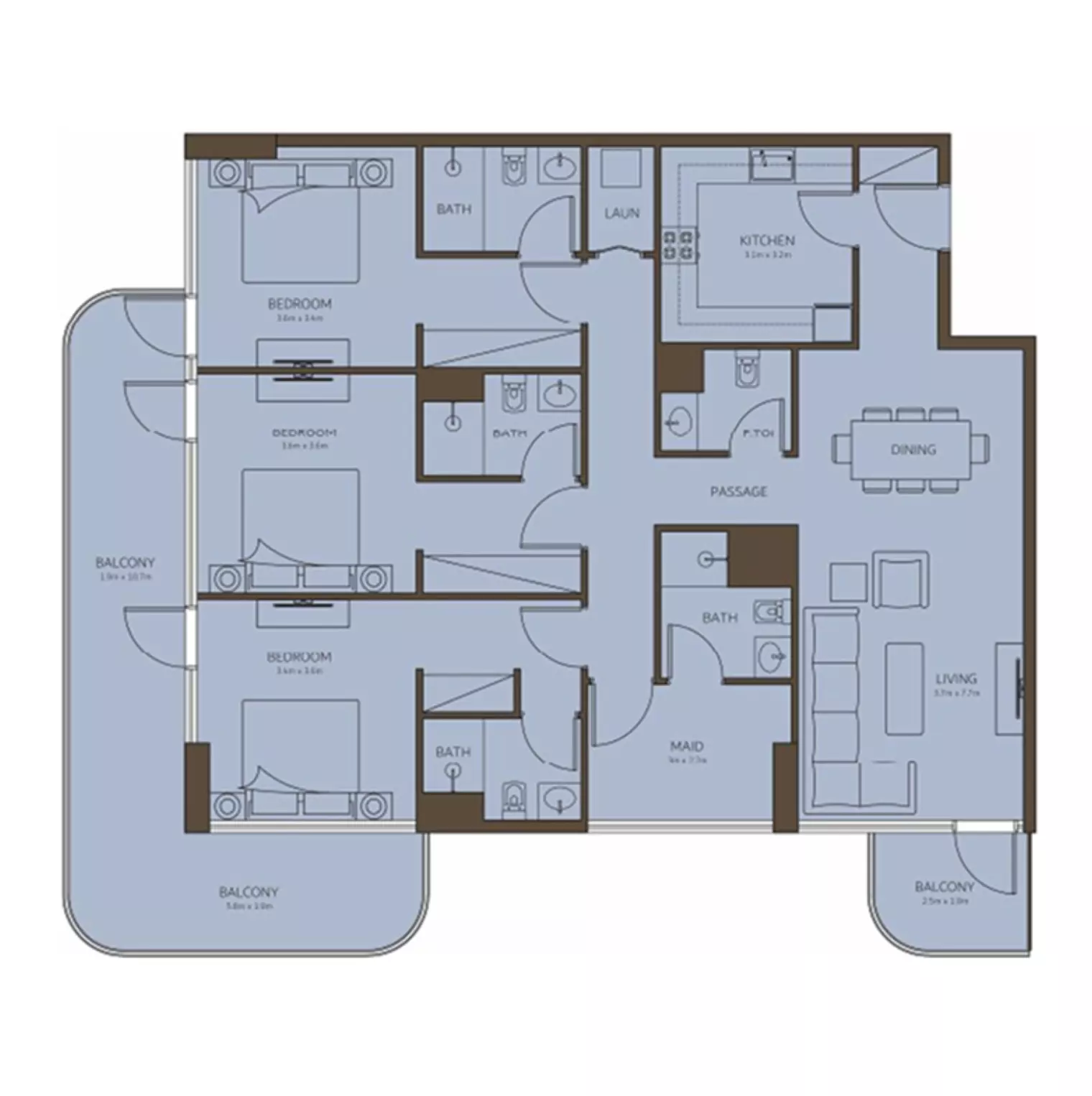 Unit floor plan image
