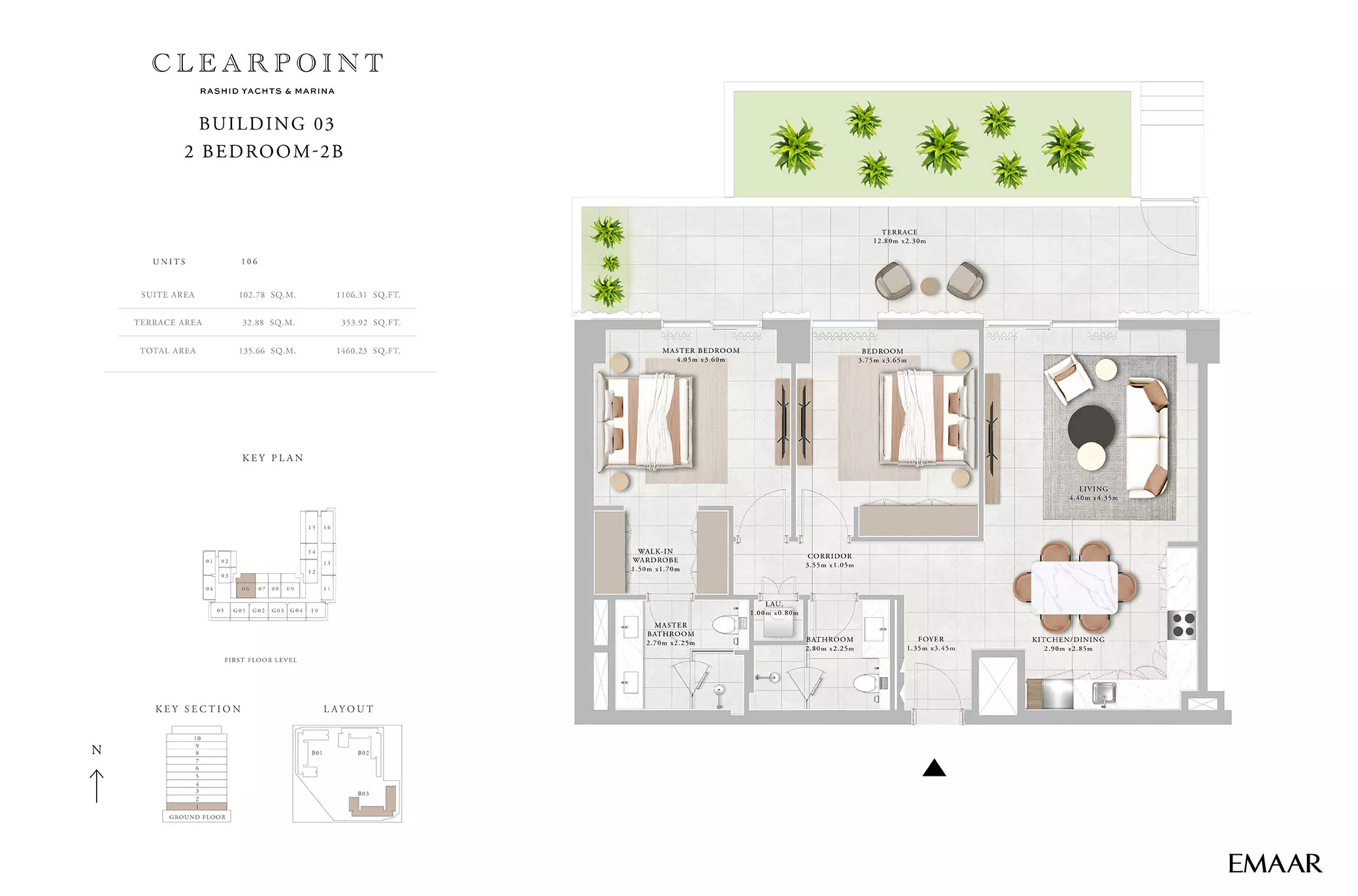 Clearpoint Building 3 _ Type 2B, 2 beds