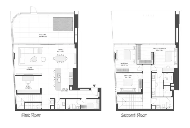 Liv Maritime — 3BR floor plan