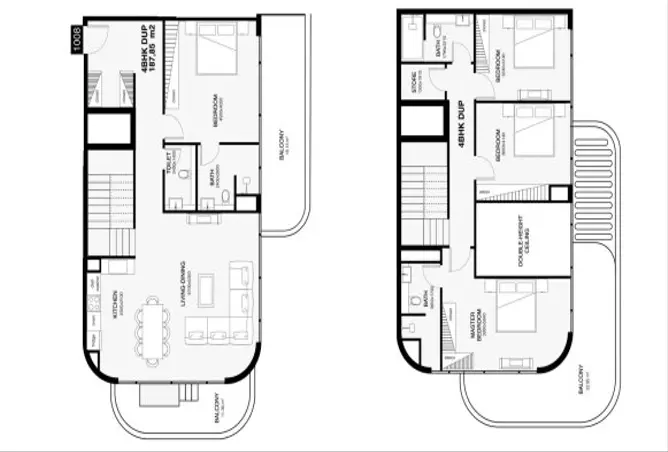Villa Del Gavi Residences — 4BR floor plan