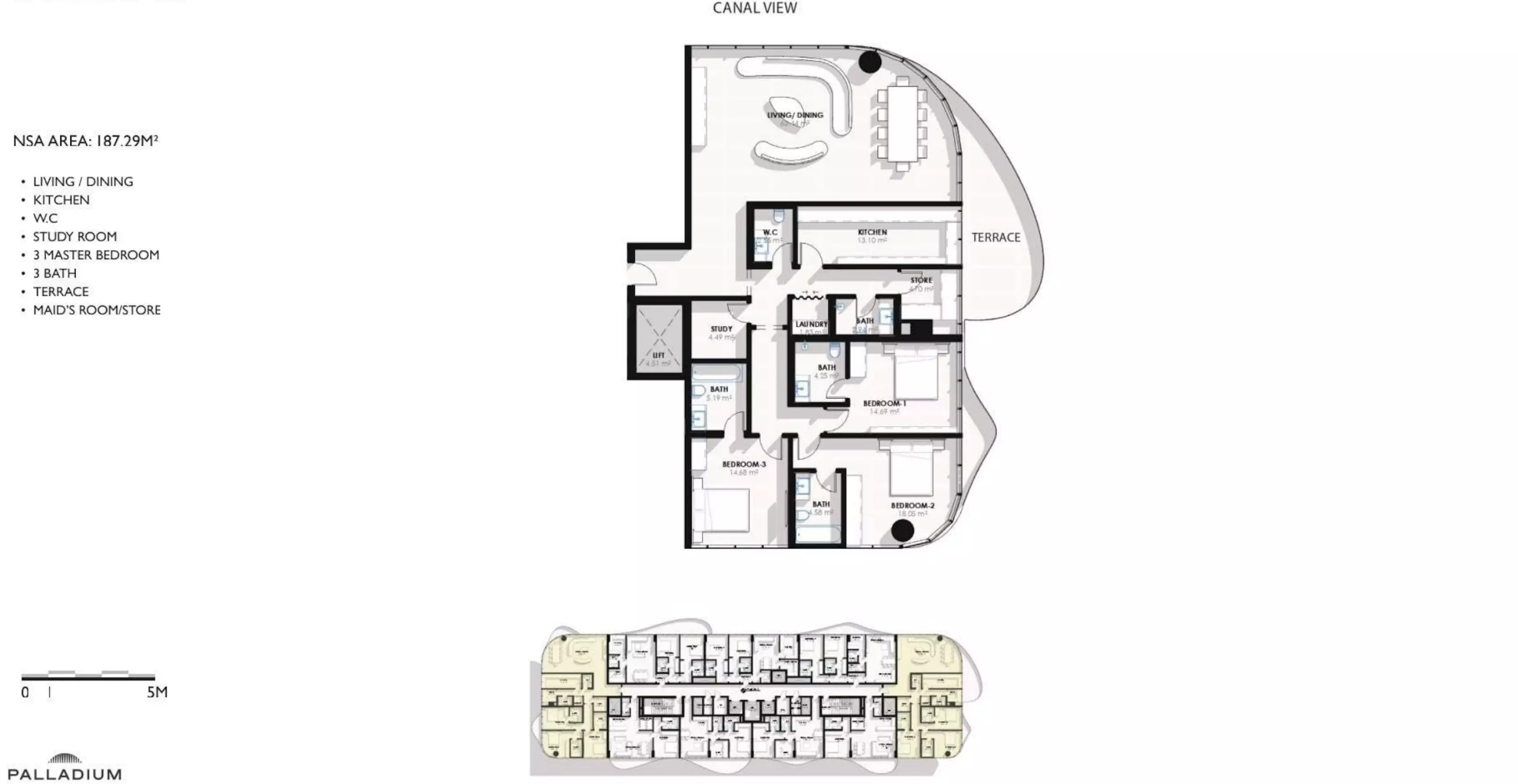 صورة مخطط ارضية الوحدة