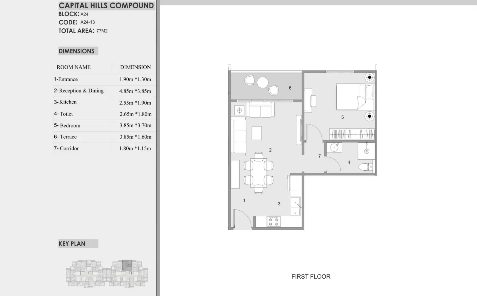 Unit floor plan image
