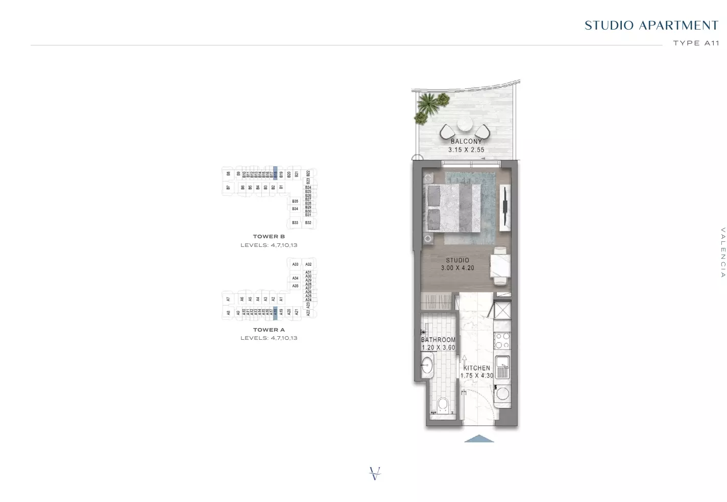 Unit floor plan image