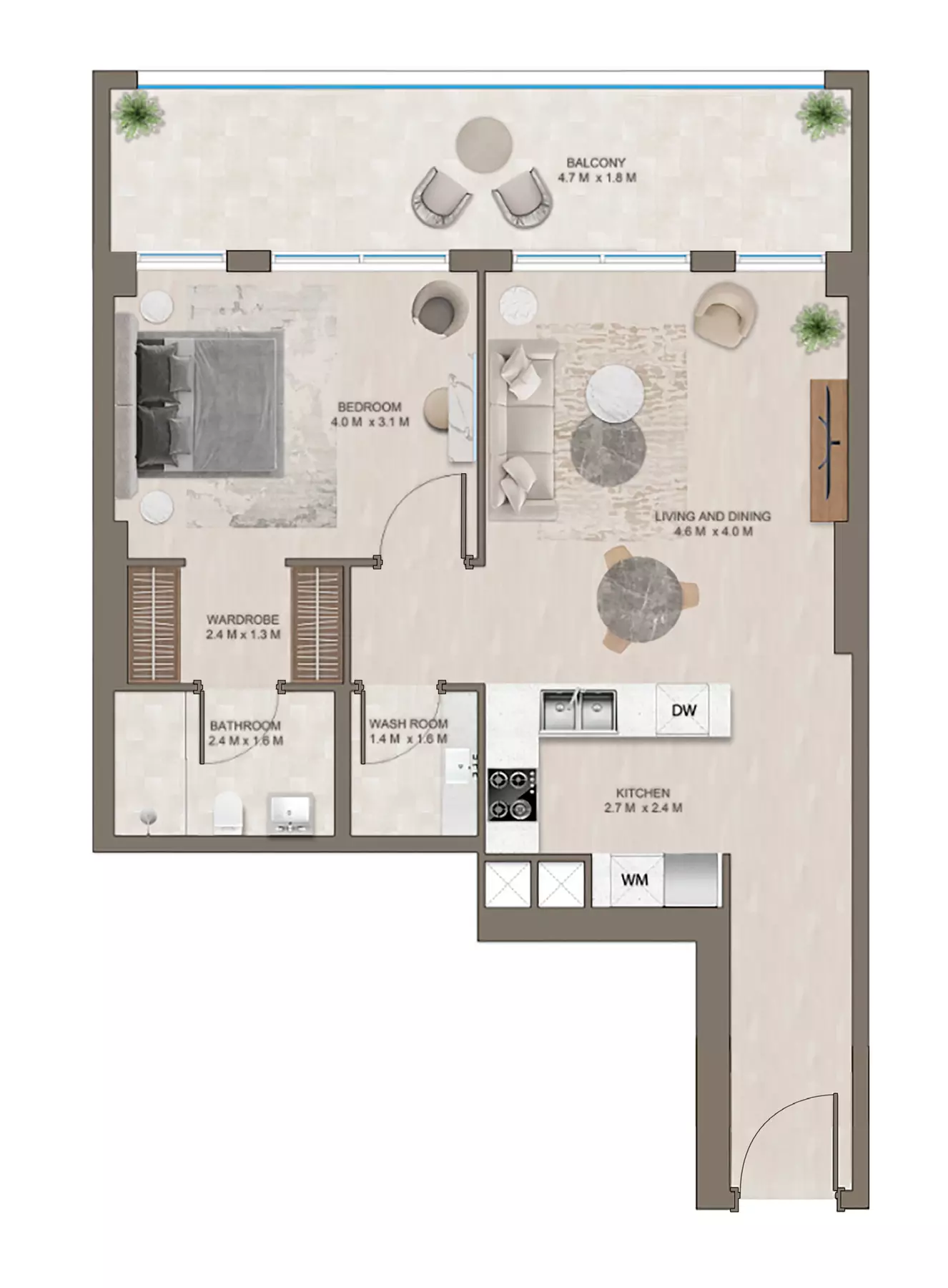 Unit floor plan image