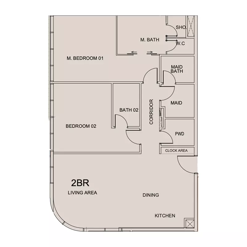 صورة مخطط ارضية الوحدة