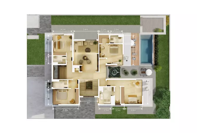 Vitalon at Athlon — 5BR floor plan
