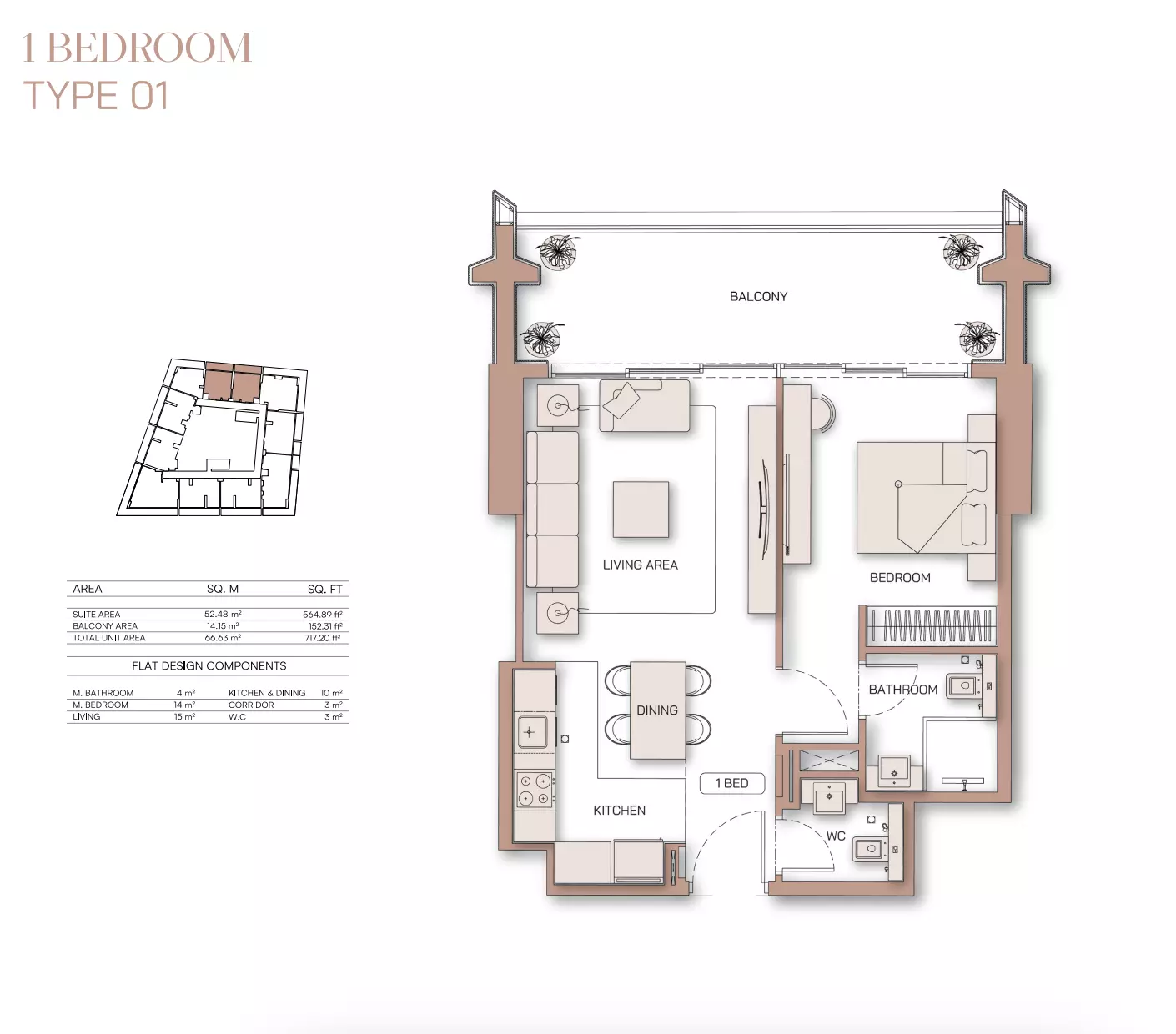 Unit floor plan image