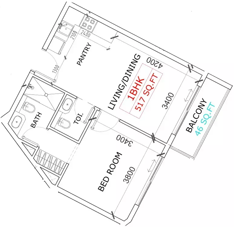 Unit floor plan image