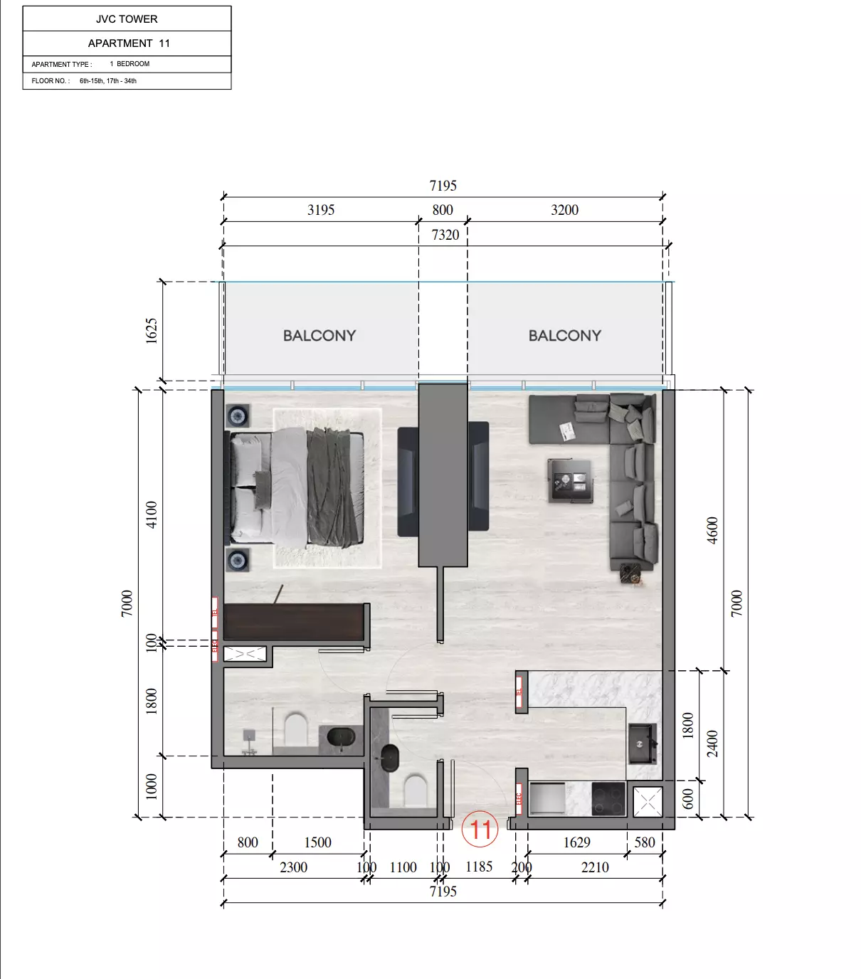 Unit floor plan image