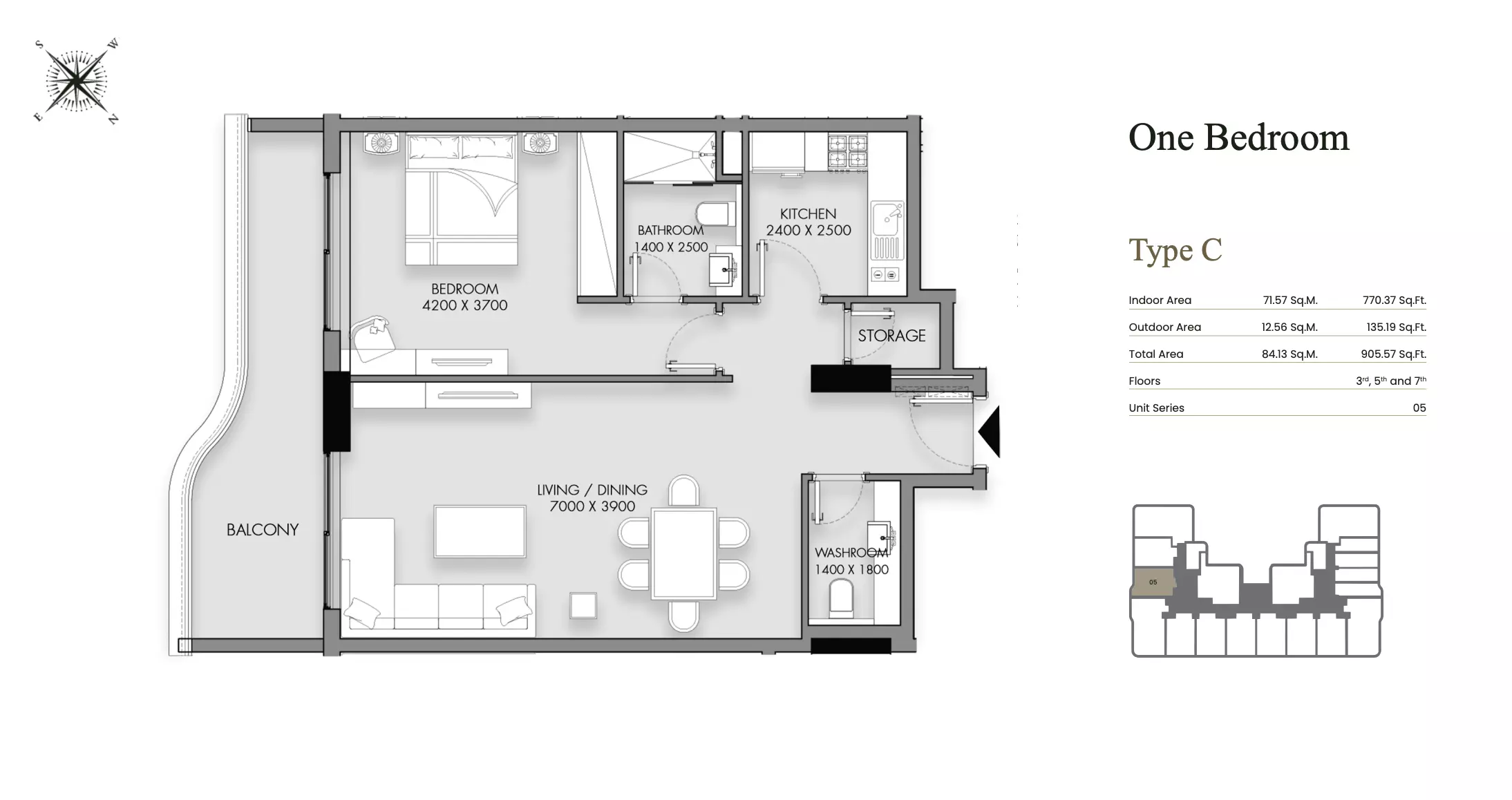 Unit floor plan image