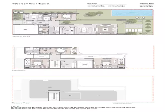 Sobha Siniya Island — 4BR floor plan