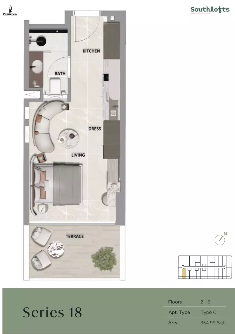 Unit floor plan image